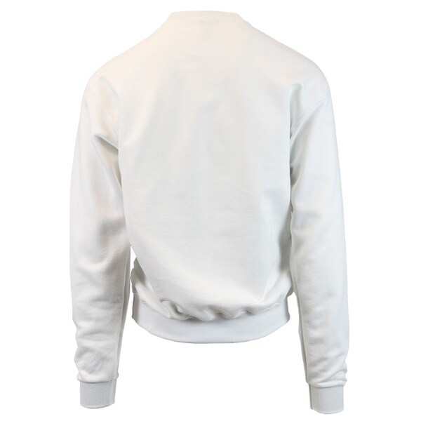 Utah State Patch Embroidered Letters Crew White